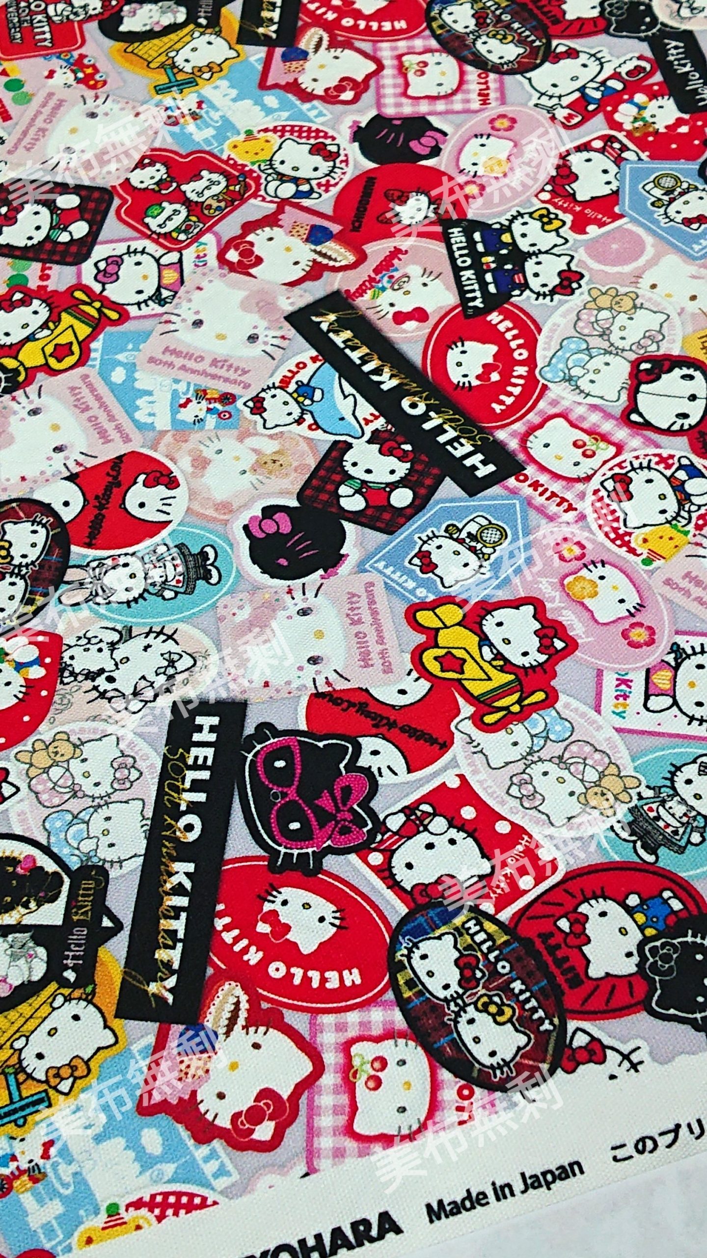 【現貨】日本KITTY50周年x台灣限定聯名款【2色】厚棉$568-/原廠防水布$739- (【厚棉】多彩版售完):圖片 5